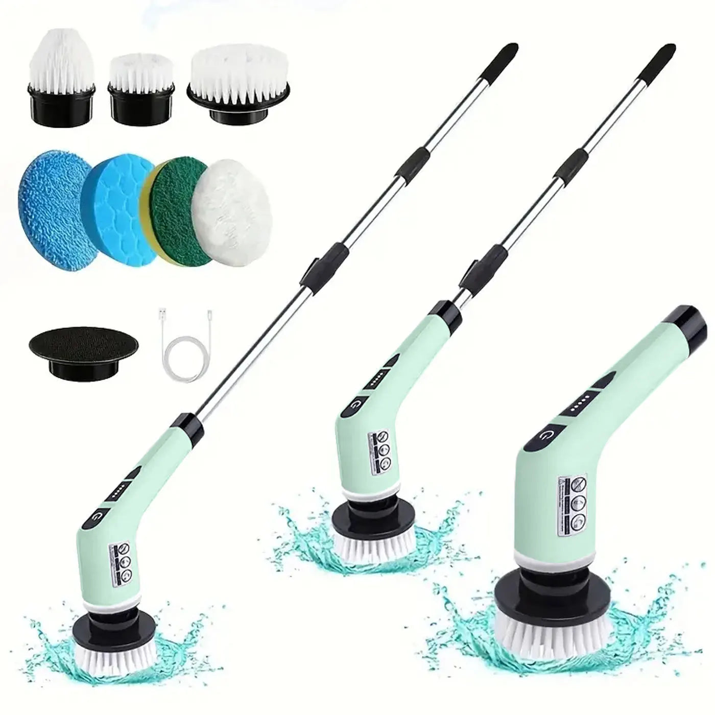 Claevo Electric Spin Scrubber — Removes Limescale, Grout & Soap Scum in Seconds