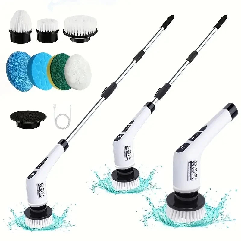 Claevo Electric Spin Scrubber — Removes Limescale, Grout & Soap Scum in Seconds